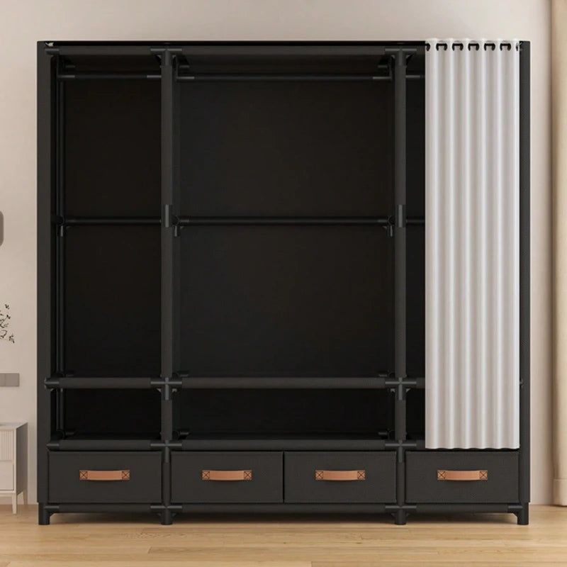 57"in Portable Wardrobe Closet