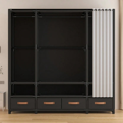 57"in Portable Wardrobe Closet