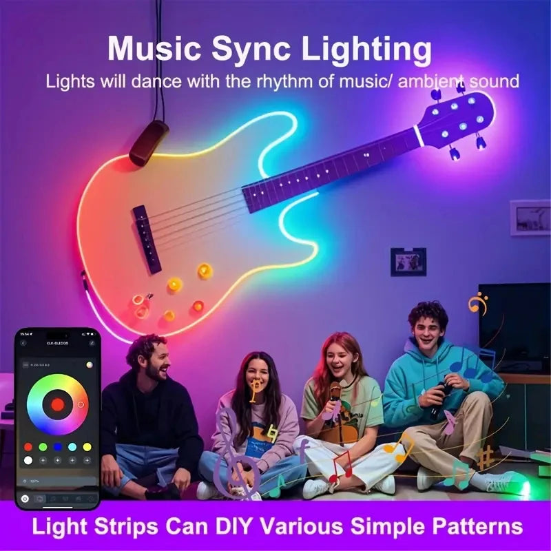 5V USB Smart Neon Rope Light