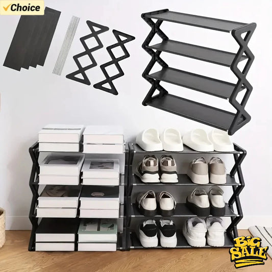 4Layer X-Type  Shoe Rack