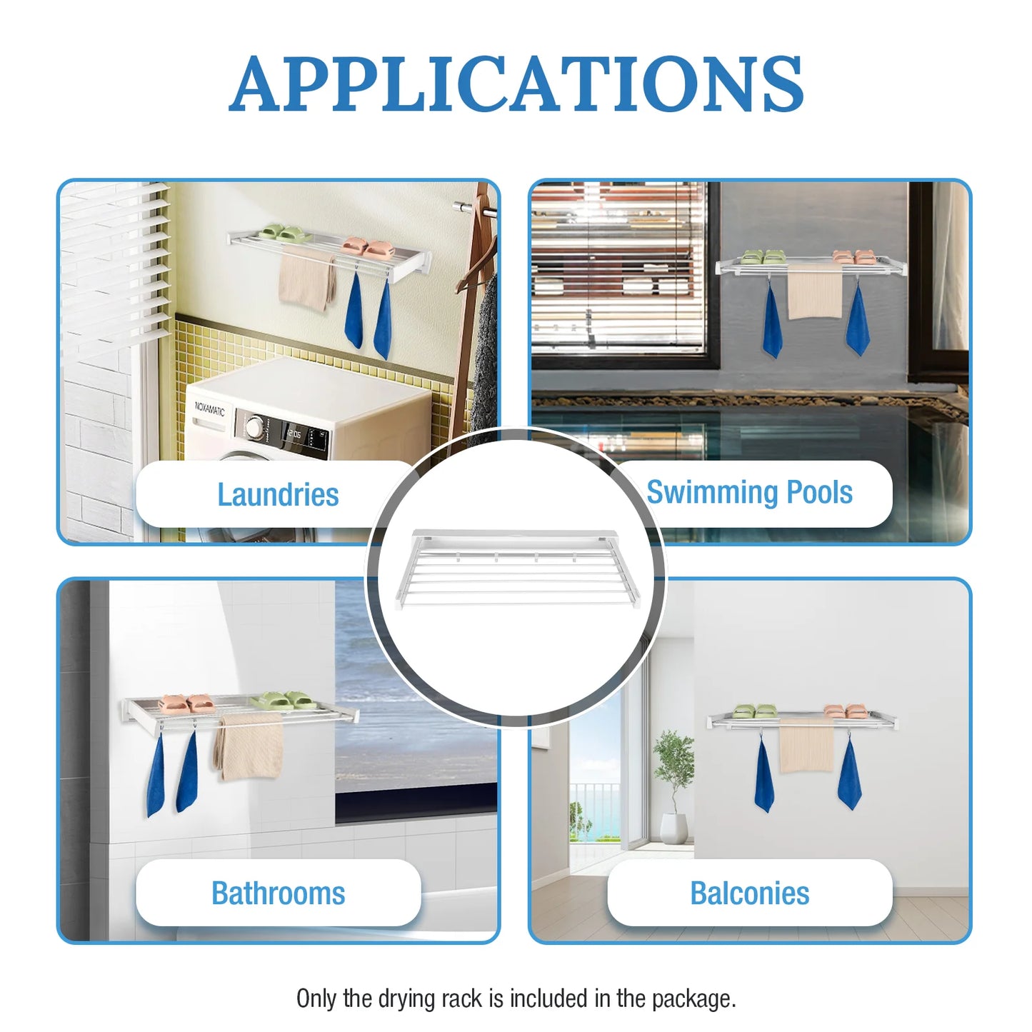 Extendable Foldable Wall Clothes Dryer