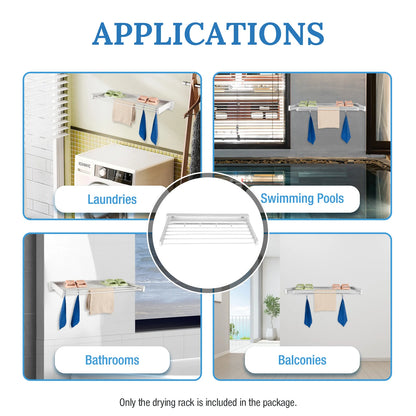 Extendable Foldable Wall Clothes Dryer