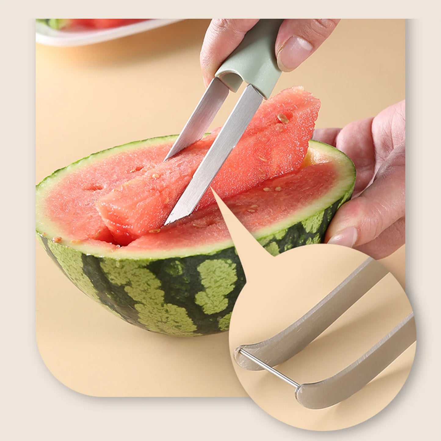 Stainless Steel Watermelon Popsicle Cutter