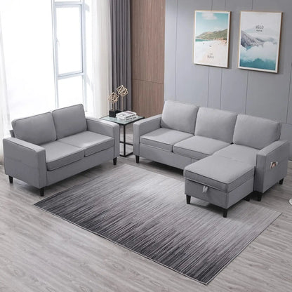 4 Piece Living Room Sofa Sets