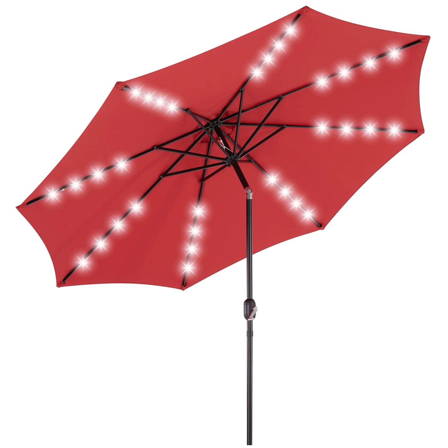 JHK 10FT Solar Patio Umbrella