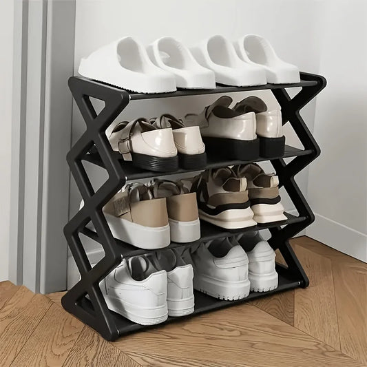 4Layer X-Type  Shoe Rack
