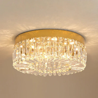 Gold Luxury Crystal Ceiling Lamp