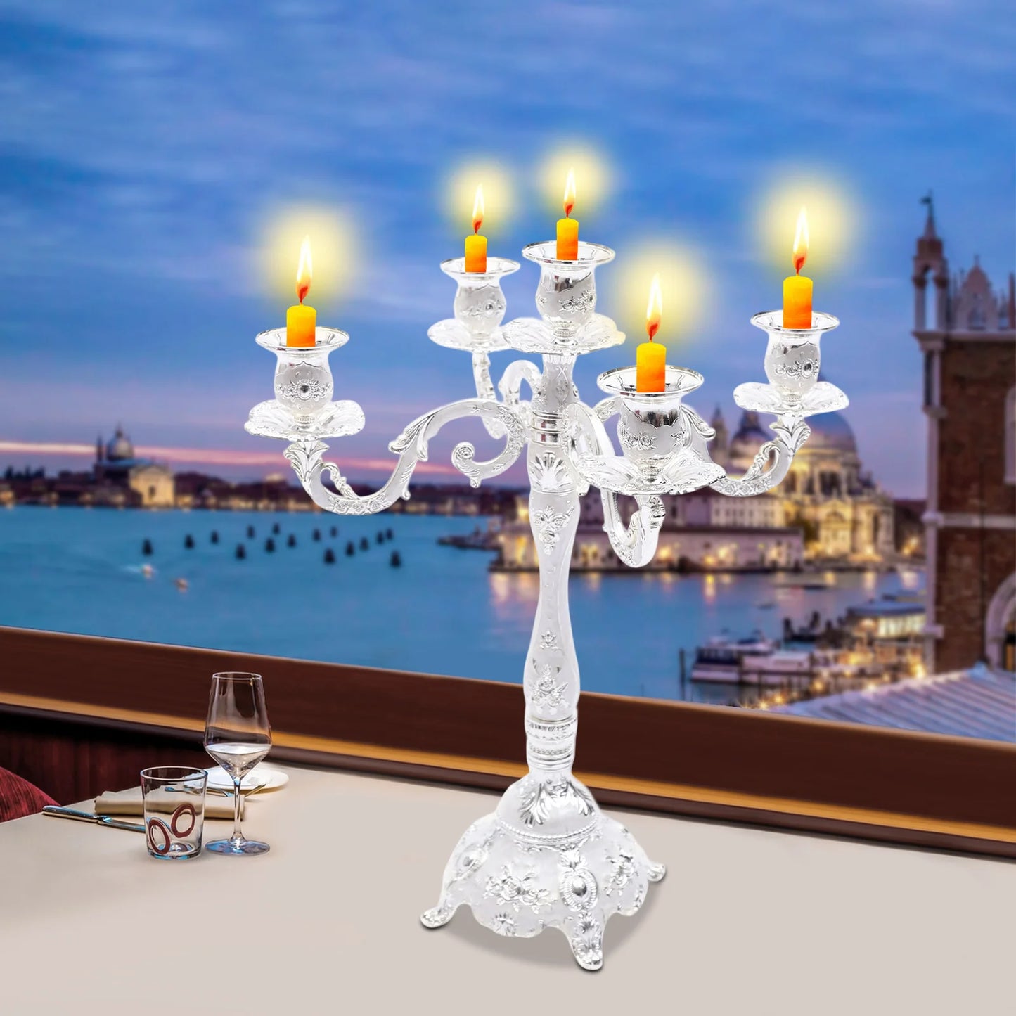 5-Arm Candelabra for Home