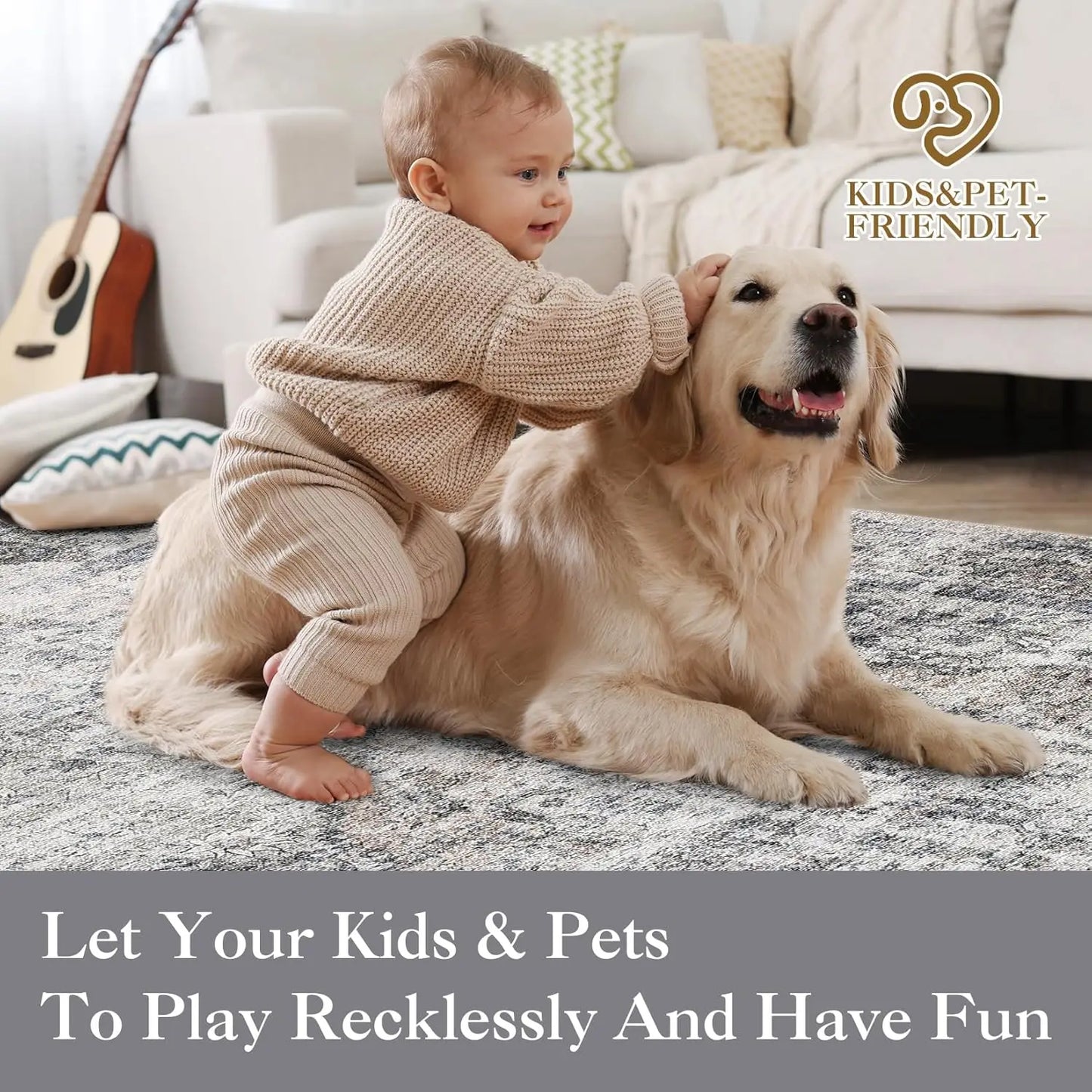 Area Rug, Stain-Resistant