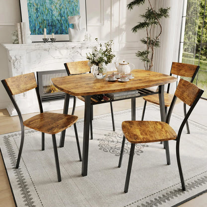 5 Piece Dining Table Set For 4