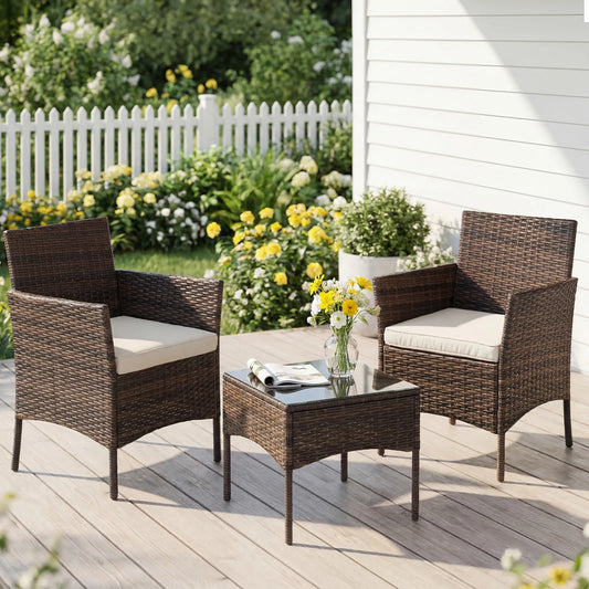3 Pieces Outdoor Patio Furniture