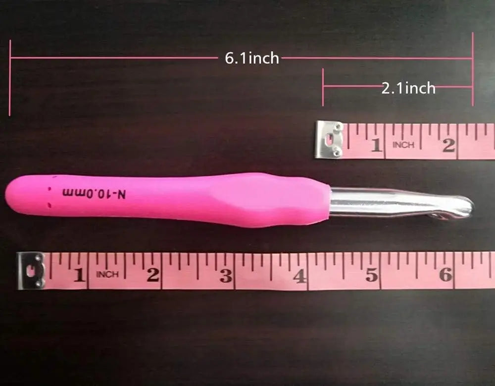 Large Ergonomic Crochet Hooks Set