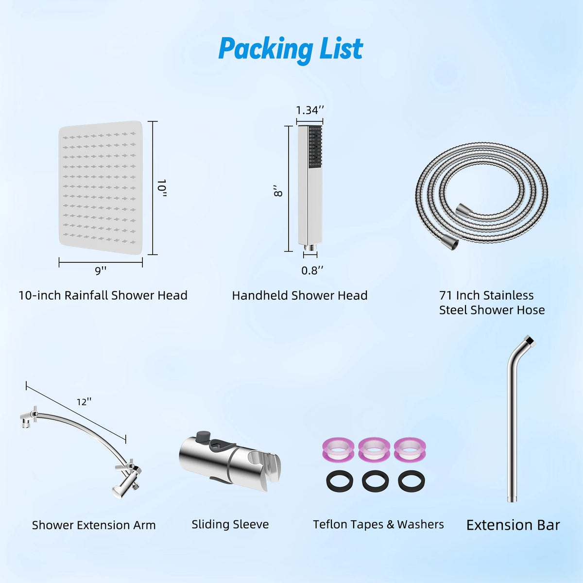 Dual Shower Head Combo