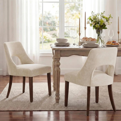Wooden Dining Chairs Set of 2