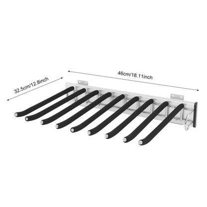 9-Rod Wall Mount Rack