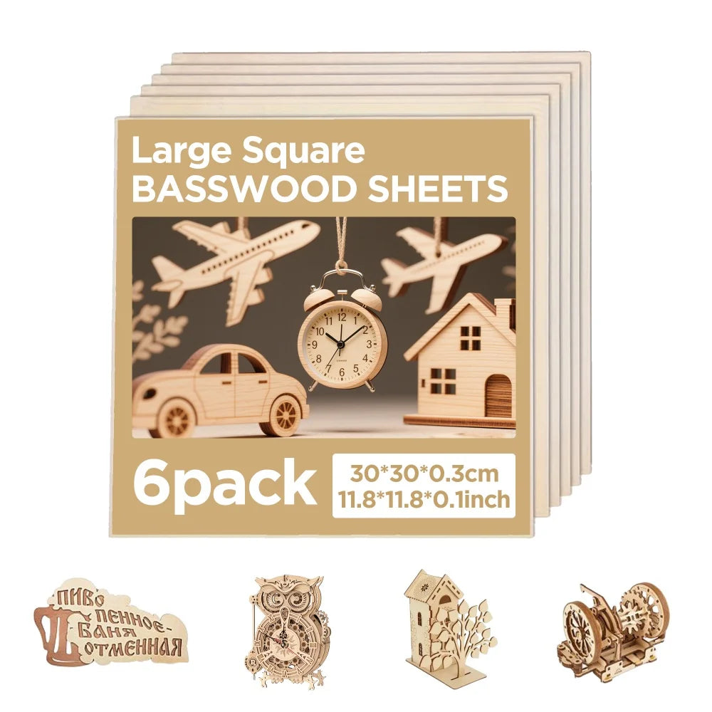 Basswood Sheets for Craft