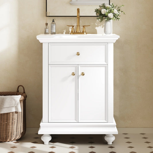 24" French Country Bathroom Vanity