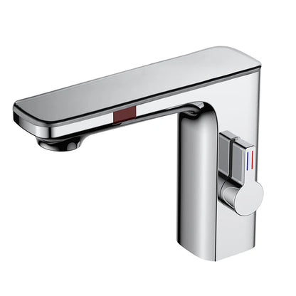 Luxury Silver Gray Smart LCD Daul Sensor