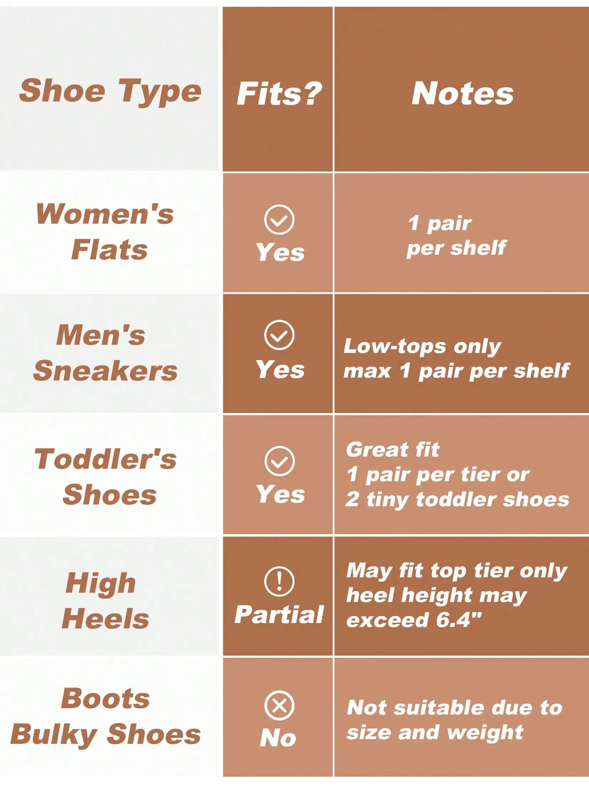 9/6 Tier Narrow Shoe Rack
