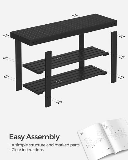 Bench 3-Tier Shoe Organizer