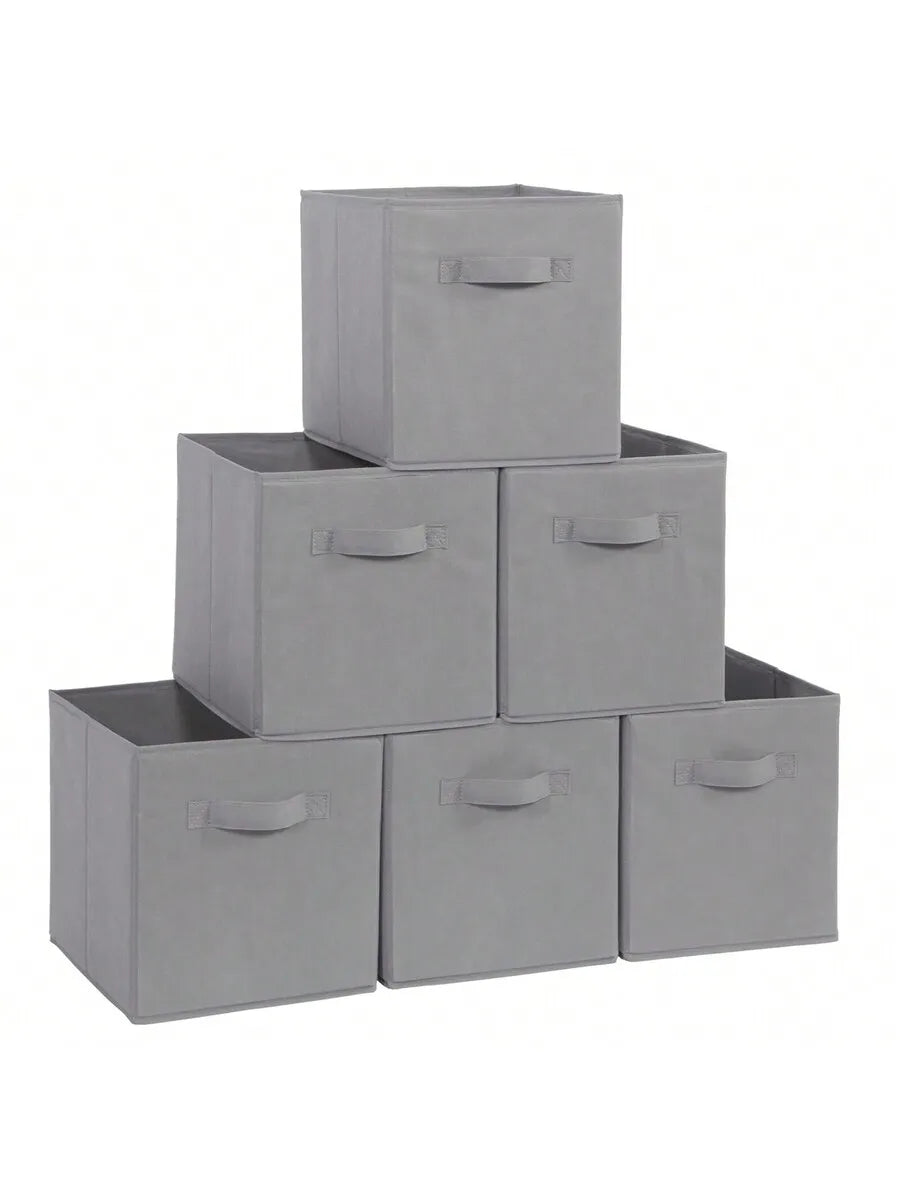 3/6-Pack 11" Collapsible Fabric Cube