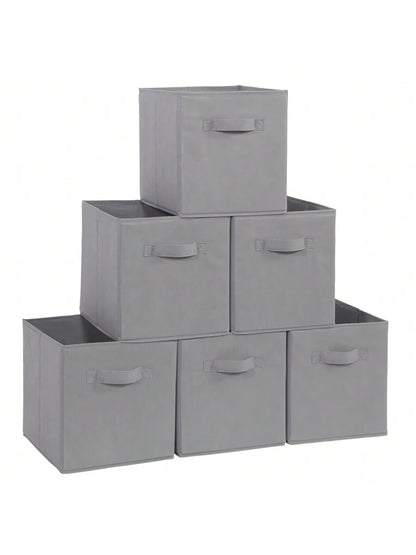 3/6-Pack 11" Collapsible Fabric Cube