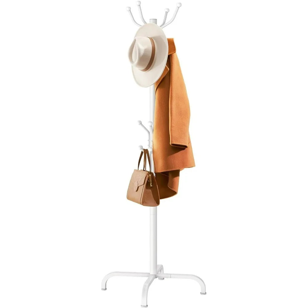 Freestanding Coat Rack With 14 Hooks
