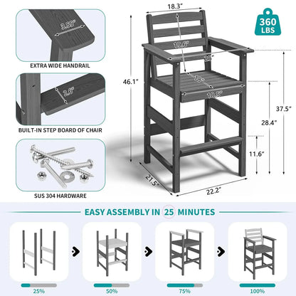 High Chair Set 3-Table