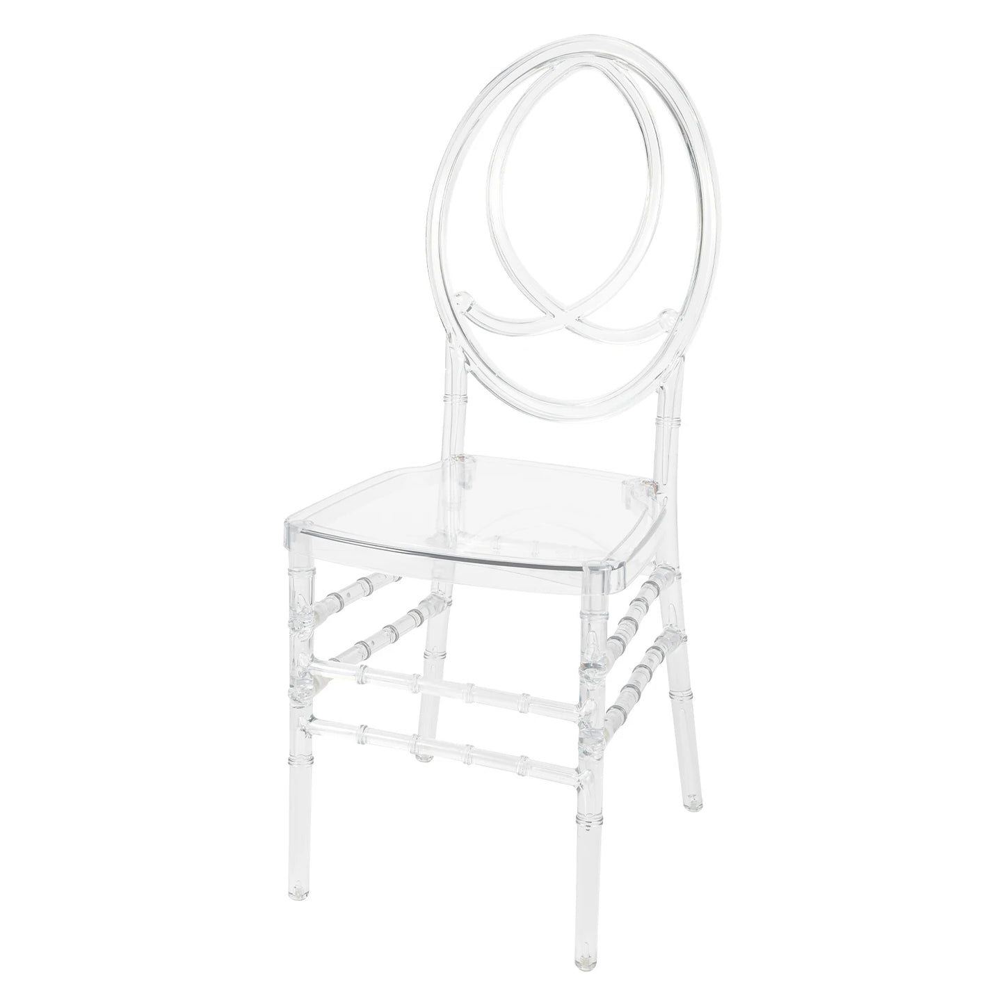 4-Piece Clear PC Chairs