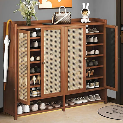 8 Tier Bamboo Shoe Storage