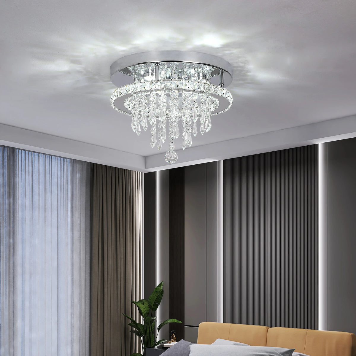 K9 Led Crystal Ceiling Lamp