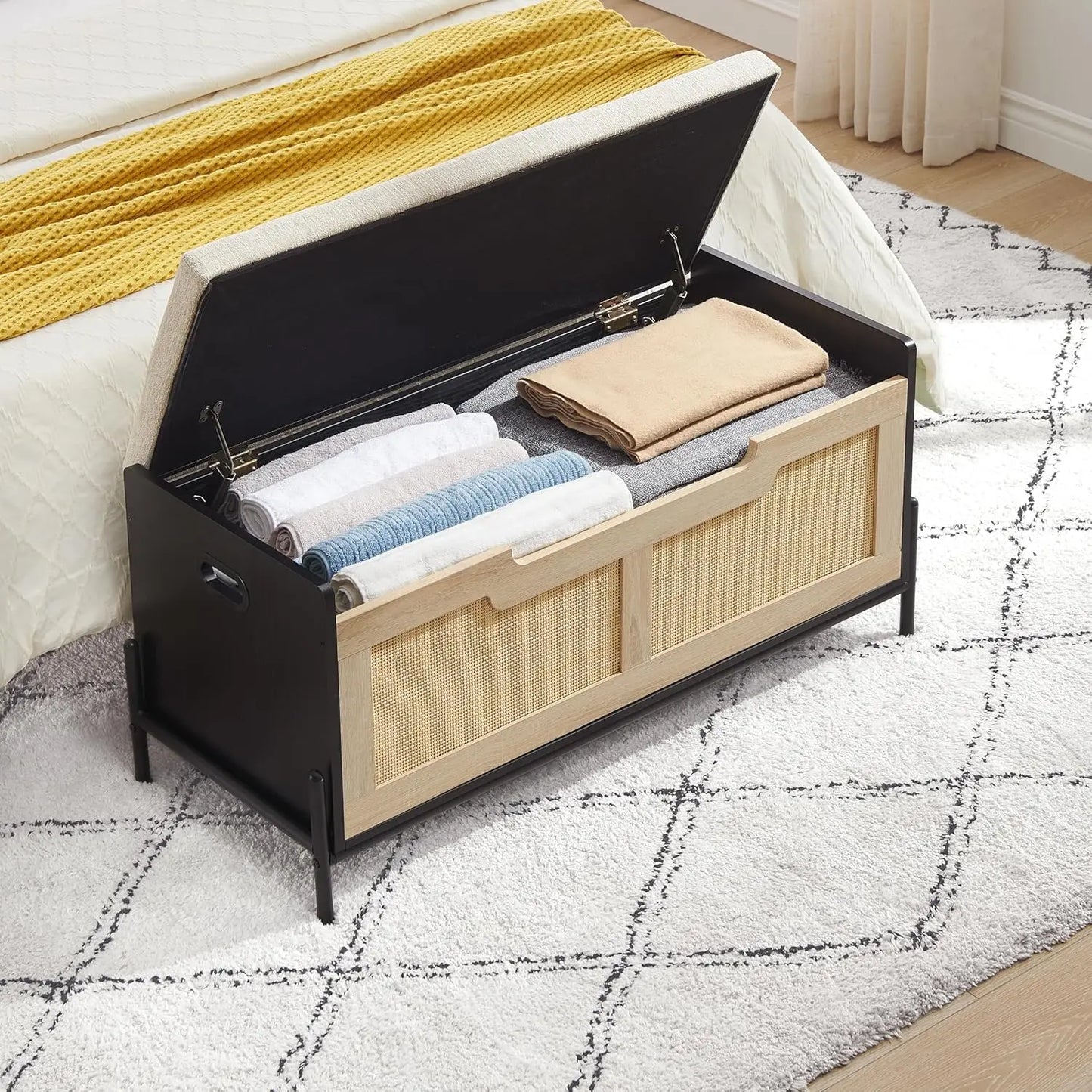 Storage Bench with Cushion
