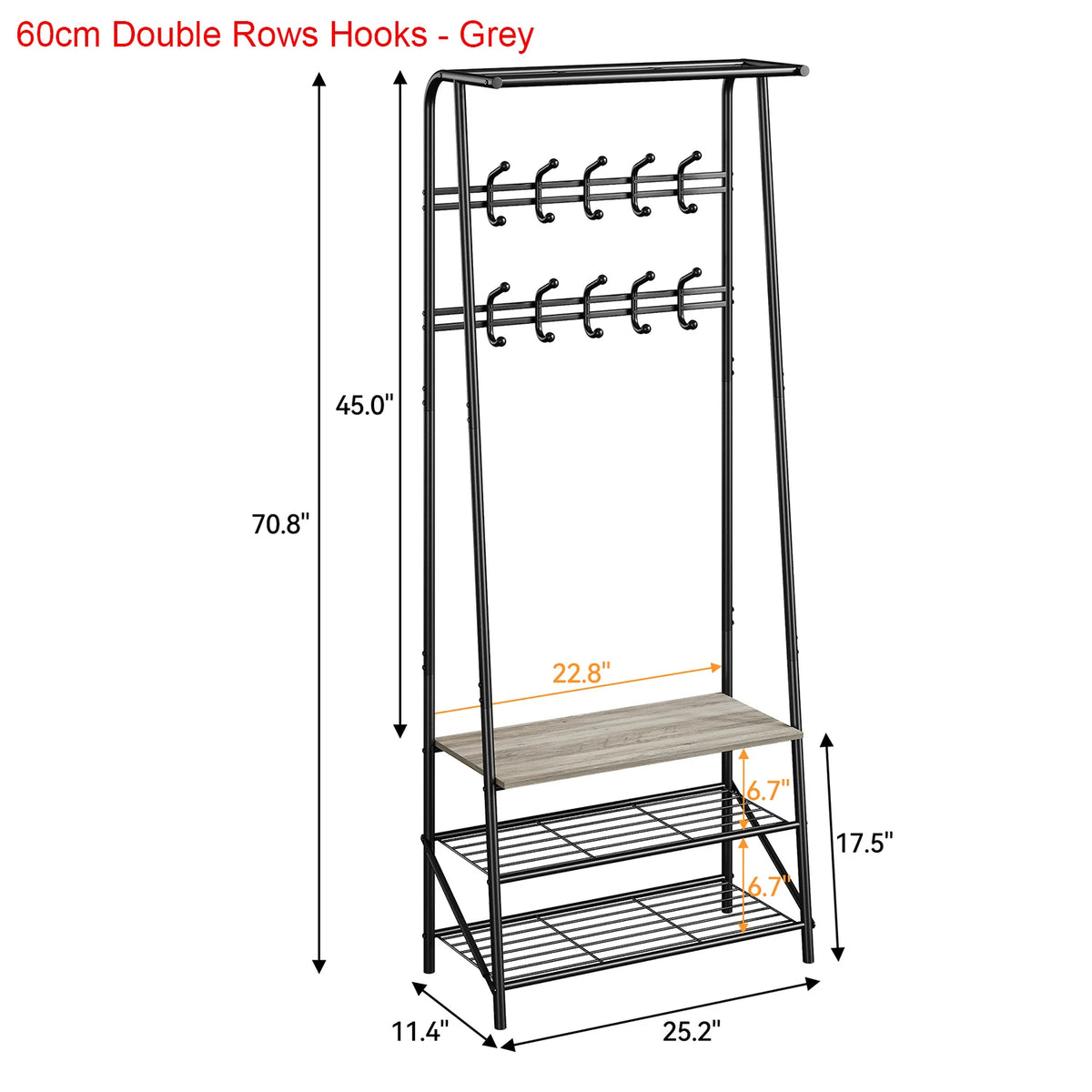 Coat Rack Shoe Bench