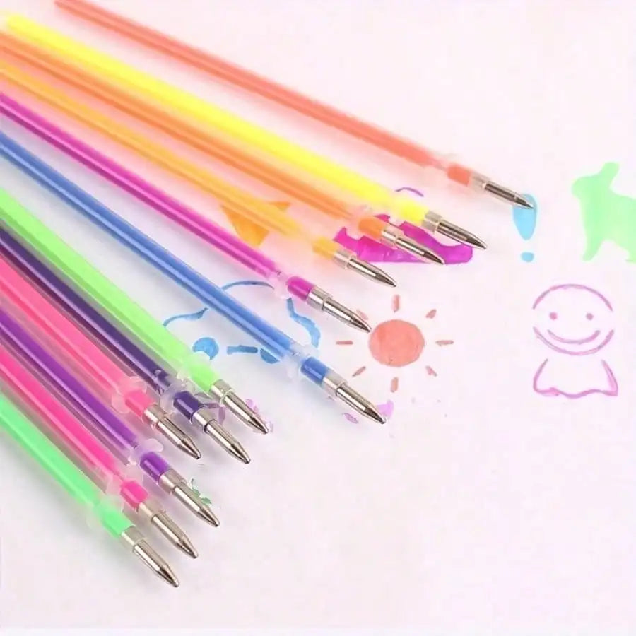 100Pcs/Set of Gel Pen Refills -  (Pens Not Included)