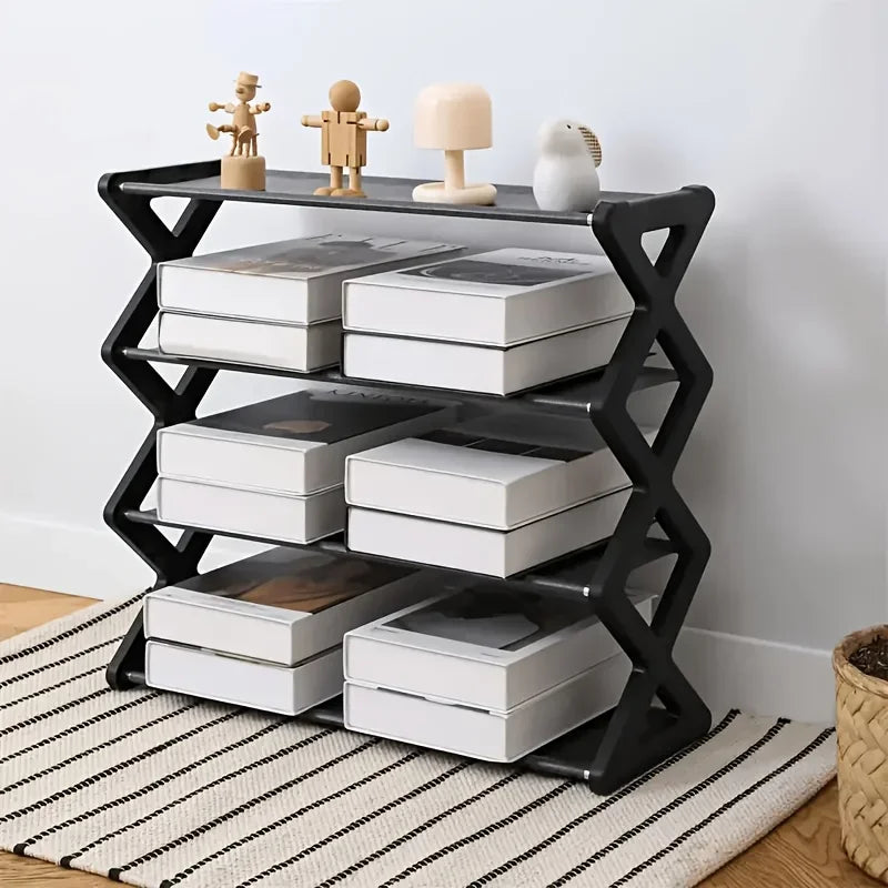 4Layer X-Type  Shoe Rack