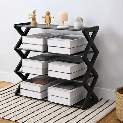 4Layer X-Type  Shoe Rack