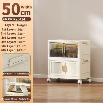 Thickened Multi-Layer Plastic Storage Cabinet