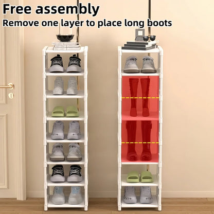 1 Piece Dustproof Single-Row Multi-Layer Shoe Organizer
