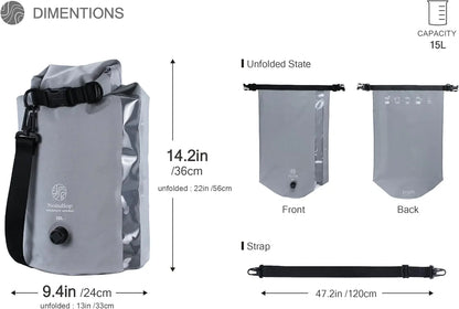 Portable 15L Waterproof Washbag