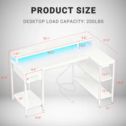L Shaped Gaming Desk
