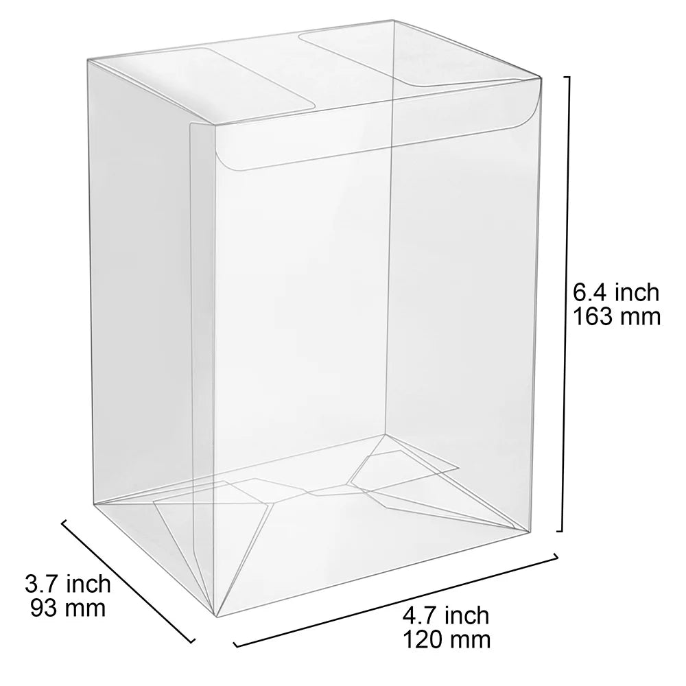 50PCS Clear Protective Box for 4 Vinyl Figures
