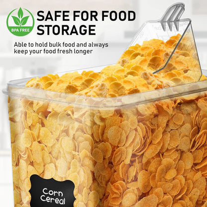 2Pcs Large Airtight Food Storage