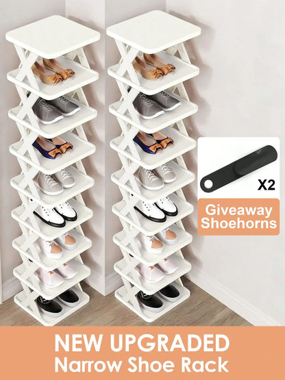 9/6 Tier Narrow Shoe Rack