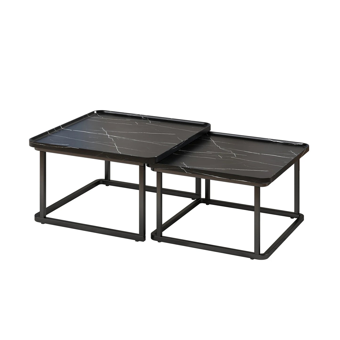 Square Nesting Coffee Tables 2