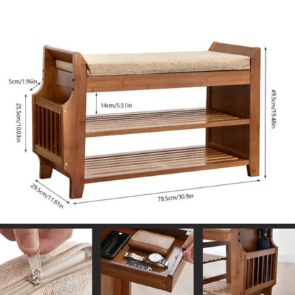 2-Tier Shoe Bench