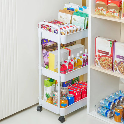 Plastic Rolling Utility Cart