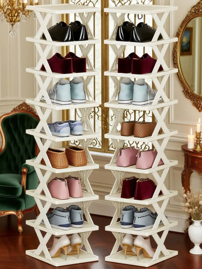 9/6 Tier Narrow Shoe Rack