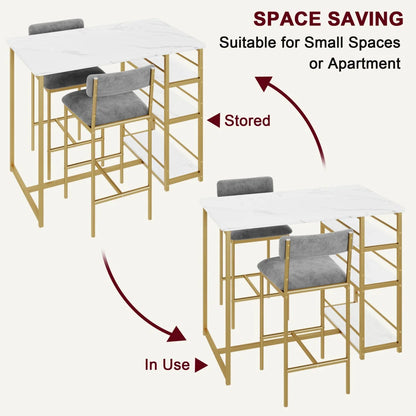 2-Person Dining Table Set