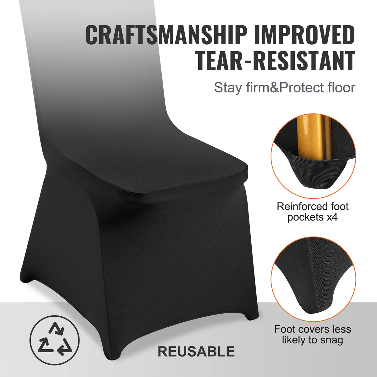 50PCS Spandex Chair Cover