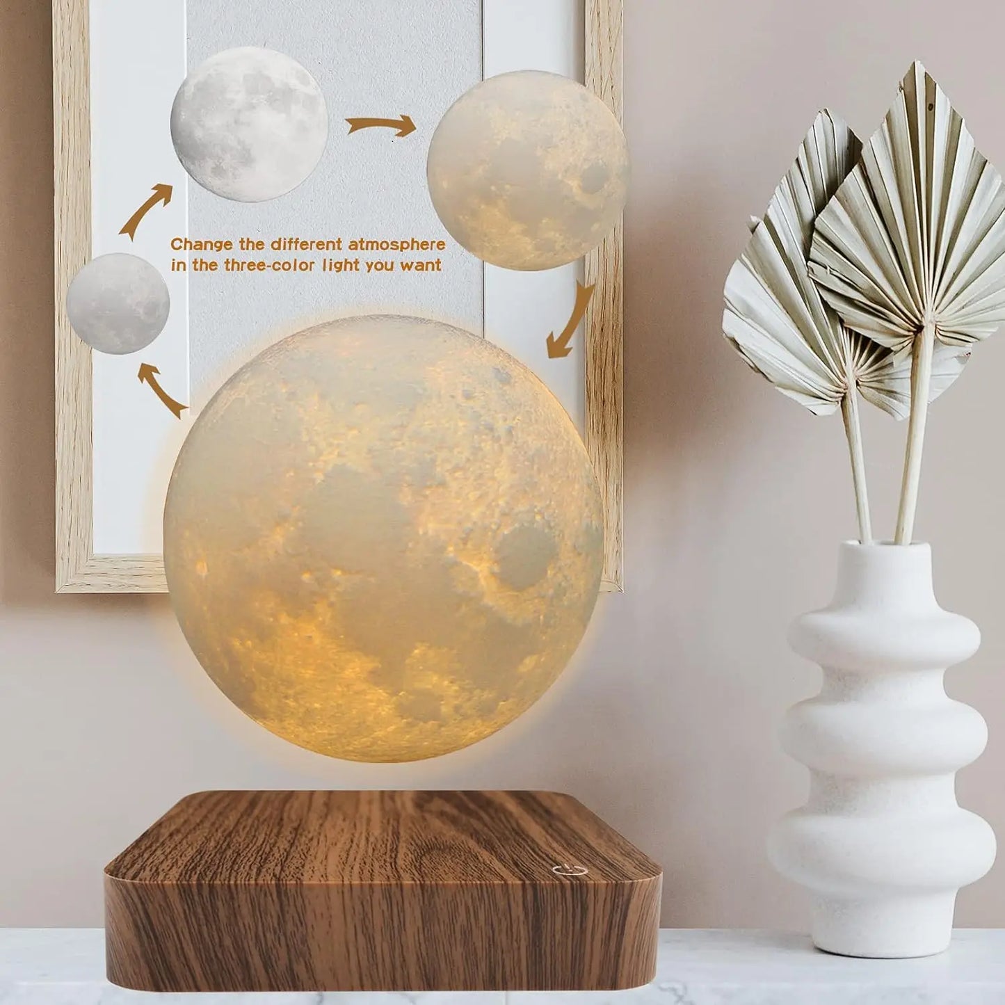 Magnetic Floating Rotating Lamp